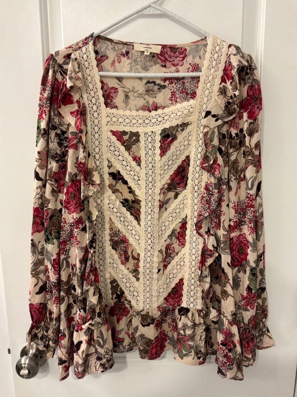 Entro floral boho blouse